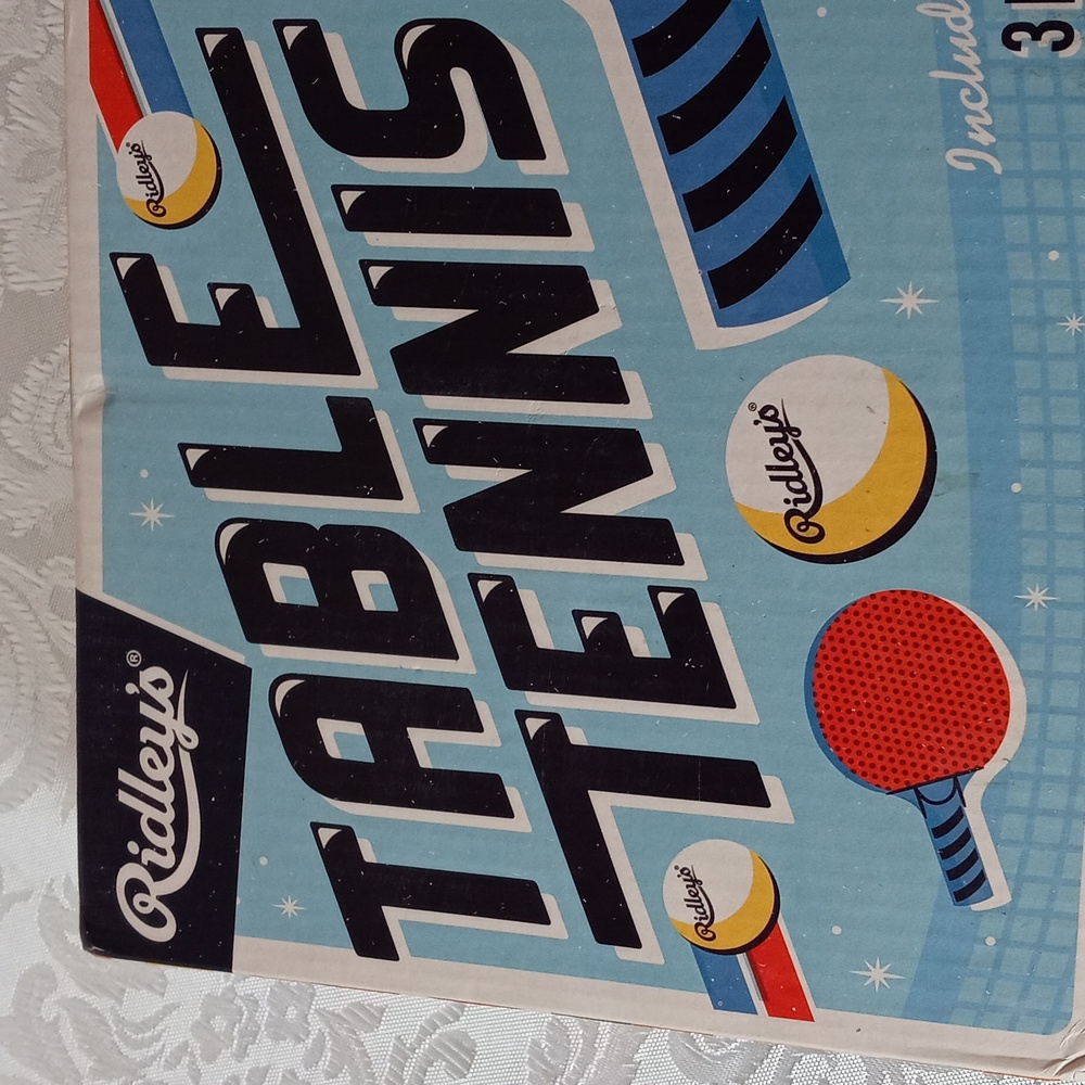 NIB Ridley's Retro Table Tennis Set - Picture 2 of 6